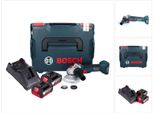 Bosch Gws 18V-10 Smerigliatrice Angolare Professionale A Batteria 18 V 125 Mm Senza Spazzole + 2X Batteria Ricaricabile 5,0 Ah + Caricabatteria + L-Boxx