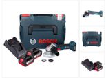 Bosch Gws 18V-10 Smerigliatrice Angolare Professionale A Batteria 18 V 125 Mm Senza Spazzole + 2X Batteria Ricaricabile 4,0 Ah + Caricabatterie + L-Boxx