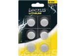 Tecxus 59581 CR2032 Pila A Bottone Al Litio, 3 V
