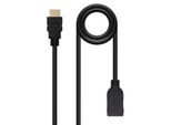 Cavo Di Prolunga Hdmi Nanocable 10.15.1011/ Hdmi Maschio - Hdmi Femmina/ 1 M/ Nero