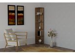 Skye Decor, Levanzo, Libreria, Noce, 100 % Melamine Coated Slipboard, 25 X 25 X 160 Cm