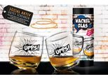 Casablanca 2Tlg. Set, Wackelglas, "Upps!"", Glas, Klar, , H. 8,5 Cm, D. 7,5 Cm 46887"