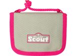 Scout Borsello Da Collo Portafoglio Brustbeutel Pink Cherry Grigio