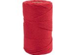 Creativ Company Corda Macramè Rossa 198M Cotone Riciclato Crafting
