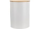 Contenitore Da Cucina Orion Contenitore Per La Conservazione Barattolo In Metallo Bianco Con Guarnizione In Silicone Per Prodotti Sfusi Whiteline 2,3L