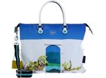 Gabs Pelle Borsa A Tracolla G3 Plus Holiday Bag Porta Blu Multicolore
