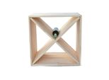 Scaffale Per Vino In Legno Quadrato