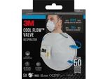 Maschera Antiparticolato 3M™ Cool Flow™ 8822, FFP2, Con Valvola, Confezione Da 5 | Confezione (1 Pezzo)