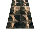 Tappeto Di Lana Omega Fado Geometrico Jadeit Verde Verde 200X300 Cm