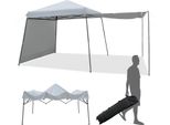 Gazebo Pop-Up Costway Con Pareti Laterali E Tende Da Sole, Gazebo Pieghevole Con Borsa Avvolgibile, Protezione Uv 50+, Gazebo Da Giardino Pieghevole, Gazebo Per Feste Impermeabile Stabile E Resistente All'inverno, Gazebo Per Giardino, Mercato