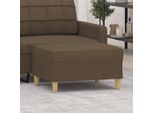 The Living Store Sgabello Marrone 70X55X41 Cm Tessuto