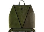 Gabs Pelle Zaino Per Il Tempo Libero Naoko Momu Sendai Black Shoulder Bag Verde Oliva Antracite