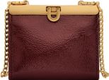 Fossil Portafoglio Borsa A Tracolla Penrose Wallet Crossbody Red Mahogany Bordeaux
