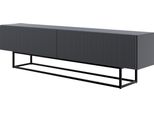 Selsey Veldio - Lavagna Per Tv, Nera Con Struttura In Metallo, 175 Cm