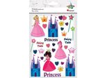 Adesivi Di Carta Principesse 2 Fogli Titanum