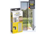 Easymaxx Insect Protect Tenda Anti-Insetti Con Nastri Magnetici Xxl Cuciti - 100 X 210 Cm - Nero