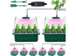 Propagatore Per Serre Da Interno Con Lampada Per Piante, Set Di Propagazione Per Mini-Serre Da 6 Pezzi Con Luce, Set Di Propagazione Per Piccole Piante Per Serre Da Interno