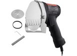 Vevor Coltello Elettrico Per Shawarma, 80 W, Coltello Per Kebab Turco, Affettatrice Commerciale In Acciaio Inox Per Gyro, Affettatrice Per Carne Doner Kebab Con 2 Lame, Diametro Lama 10 Cm