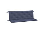 Vidaxl Cuscini Per Panca Da Giardino 2 Pz. Tessuto Oxford Blu Navy 150X50X7 Cm