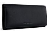 Bugatti Portafoglio Mira Ladies Long Wallet With Flap Black Nero
