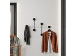 Wallity, Dama, Gancio Da Parete In Metallo, Nero, 100 % Metallo, 82 X 60 X 10 Cm