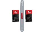 Oregon Combo Barra Di Guida + 2X Catena Da 38 Cm .325" 1,5 Mm 64 Tg ( 543486 )"
