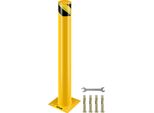 Vevor 91,4 Cm Dissuasore Di Sicurezza Per Parcheggi, 20 X 20 Cm Dissuasore Di Sicurezza Per Parcheggi, Dissuasore Di Sicurezza Per Parcheggi, Palo Per Traffico Stradale, Adatto Per Aree Interne Ed Esterne, Parcheggi