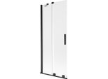 Mexen Velar Schermo Vasca Da Bagno A 2 Ante Scorrevoli 85 X 150 Cm, Smerigliato, Nero - 896-085-000-31-70
