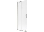 Mexen Velar Paratia Da Bagno Scorrevole A 2 Ante 70 X 150 Cm, Smerigliato, Nichel Spazzolato - 896-070-000-31-97