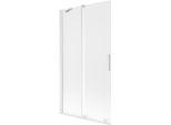 Mexen Velar Paratia Per Doccia 2-Ante Scorrevole 100 X 150 Cm, Ghiaccio, Bianco - 896-100-000-31-20