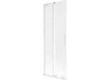 Mexen Velar L Paratia Per Vasca Da Bagno Scorrevole A 2 Ante 70 X 150 Cm, Smerigliato, Bianco - 896-070-003-31-20