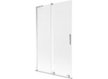 Mexen Velar L Paratia Vasca Da Bagno A 2 Ante Scorrevole 110 X 150 Cm, Smerigliato, Cromo - 896-110-003-31-01