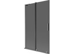 Mexen Velar L Paratia Per Vasca Da Bagno A 2 Ante Scorrevoli 110 X 150 Cm, Grafite, Gun Metal - 896-110-003-41-95
