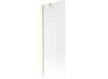 Mexen Next Paratia Per Vasca Da Bagno A 1 Anta 70 X 150 Cm, Brina, Oro Spazzolato - 895-070-000-00-30-55