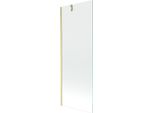 Mexen Next Paratia Per Vasca Da Bagno A 1 Anta 70 X 150 Cm, Trasparente, Oro Spazzolato - 895-070-000-00-00-55