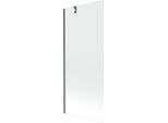 Mexen Next Paratia Doccia A 1 Anta 80 X 150 Cm, Trasparente, Grigio Canna Di Fucile Spazzolato - 895-080-000-00-00-66