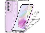 Custodia Trasparente Per Samsung Galaxy A35, Custodia Antiurto In Tpu E Pc Ibrido Trasparente