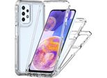 Custodia Trasparente Per Samsung Galaxy A23 5G/4G, Custodia Antiurto In Tpu E Pc Ibrida Trasparente