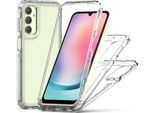Custodia Trasparente Per Samsung Galaxy A24 4G, Custodia Ibrida Antiurto In Tpu E Pc Trasparente