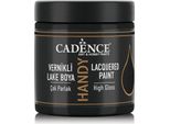 Vernice Acrilica Lucida Cadence 250 Ml Nero - Vernice Artigianale Per Bambini