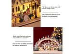 Casa Di Natale Led Scena Della Foresta Di Natale Villaggio Di Natale In Legno Per Le Decorazioni Della Finestra Del Centro Commerciale