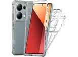 Custodia Trasparente Per Xiaomi Redmi Note 13 Pro 4G, Tpu Antiurto E Pc Ibrido Custodia Trasparente