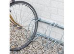 Dresco Portabiciclette 3 Biciclette Montaggio A Pavimento E A Parete