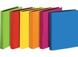 10X Veloflex® 1143300 Raccoglitore Ad Anelli Velocolor® - A4, Cartone, 4 Anelli D, Ø 25 Mm, Colori Assortiti