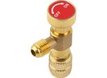 Valvola Di Sicurezza Liquida, Refrigerante Per Il Condizionamento Dell'aria, Adattatore Di Sicurezza Da 1/4", Riparazione E Fluoruro Per Il Condizionamento Dell'aria, Valvola Del Refrigerante Per Il Condizionamento"