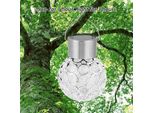 Lampada A Sospensione A Sfera Solare, Lampada Da Giardino A Sfera Solare, Lampada Led Cambia Colore, Lampada Led A Sfera Solare, Lampada Led Per Passerella