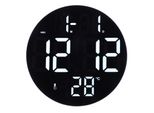 Orologio Da Parete Digitale Rotondo, Orologio Da Parete Digitale, Orologio Digitale Montato A Parete, Orologio Da Parete A Led, Orologio Digitale Moderno A Led, Orologio Da Bagno