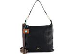 Gabs Pelle Borsa A Tracolla Elide Genevieve Shoulder Bag Black Nero