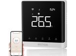 Termostato A Parete Echos Riscaldamento Riscaldamento A Pavimento Intelligente Termostato Ambiente Wlan Digitale Controllabile Tramite Smartphone Tuya Smart Life Amazon Alexa Google Home Termostato Riscaldamento A Pavimento Programmabile