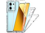 Custodia Trasparente Per Xiaomi Redmi Note 13 5G, Tpu Antiurto E Pc Ibrido Custodia Trasparente